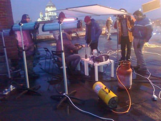 Chauffage au poste de travail