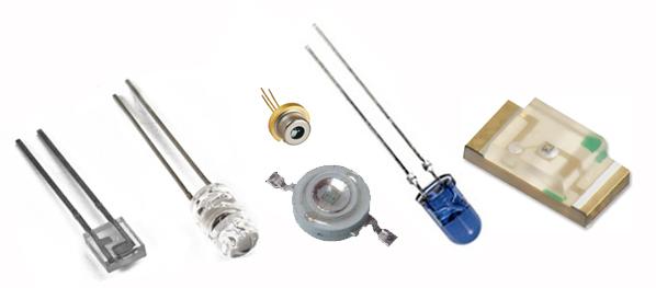 apparaissent sur les LED infrarouges