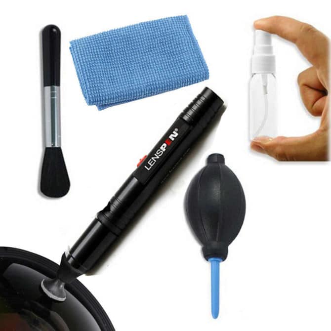 outils de nettoyage pour optique