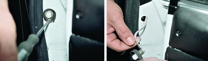 Passer à la porte VAZ 2107