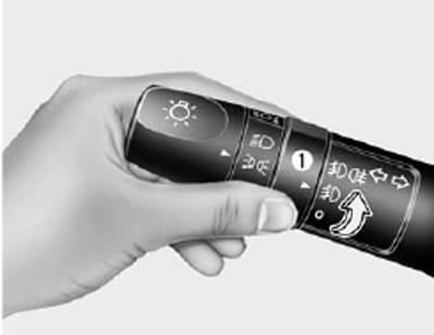 Allumez le farovet pour le brouillard, photos des instructions