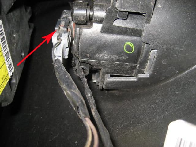 Partie arrière des phares antibrouillard