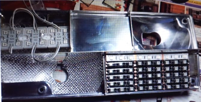 modules pour éclairage en spirale