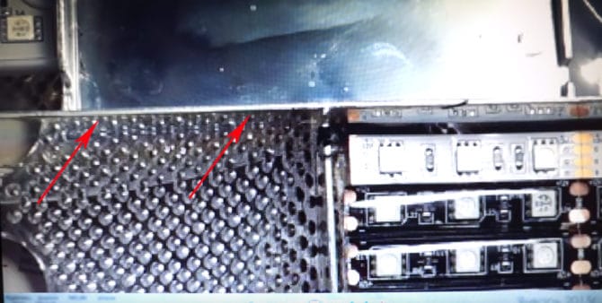 Lumière de page avec bande NV