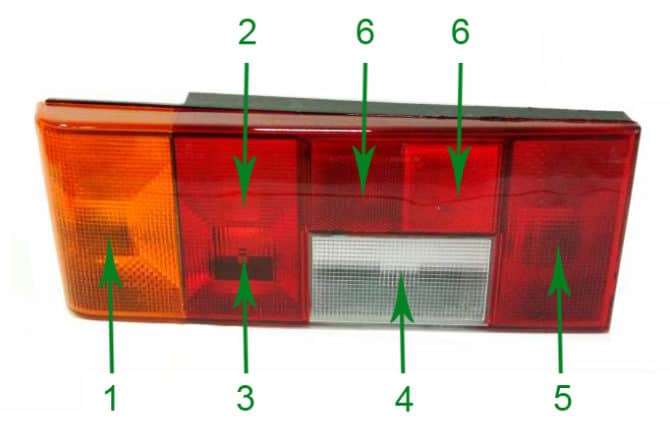 feu de lion arrière VAZ 2109