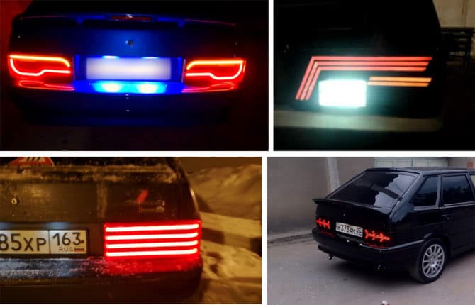 Syntoniser les lignes lumineuses LED