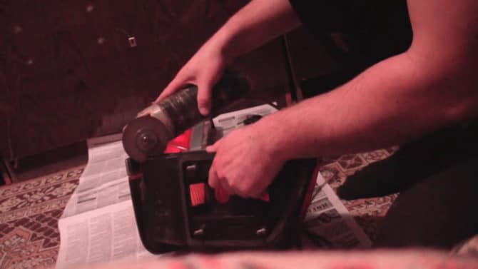 Arraché sur du verre