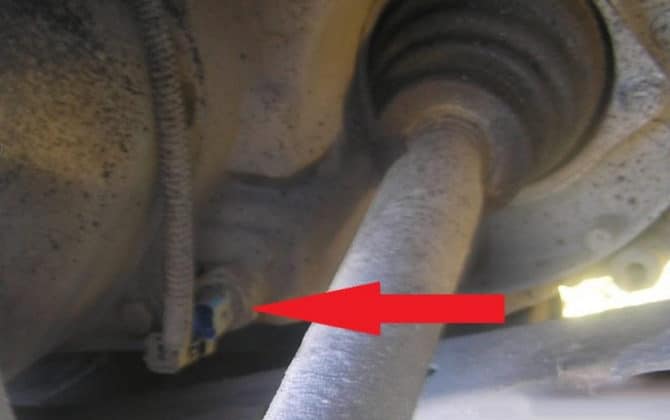 Commutateur Kraen à l'indicateur pour la course arrière