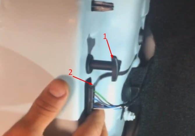 Montage sur le feu arrière