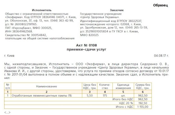 Certificat d'acceptation de transfert