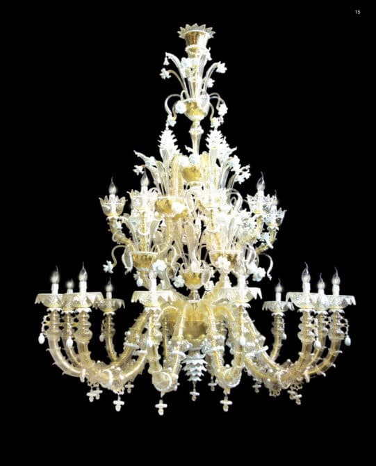 Polylei italien en verre de murano