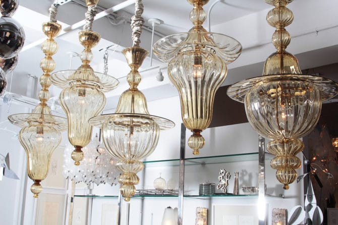 Polylei italien en verre de murano