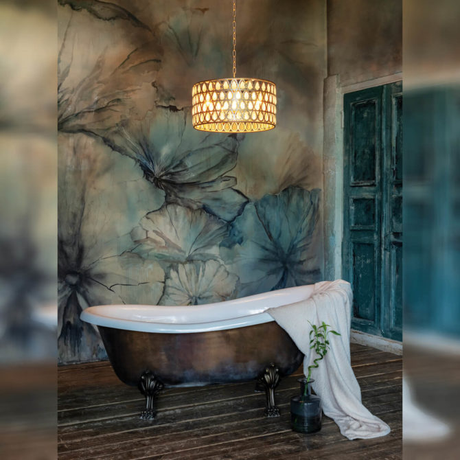 Polylei moderne de style néoclassique à l'intérieur