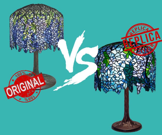 Lampes de table de style Tiffany