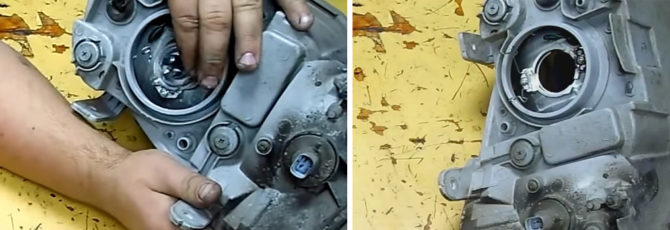 Instructions d'installation et de connexion au bi-xénon dans une voiture