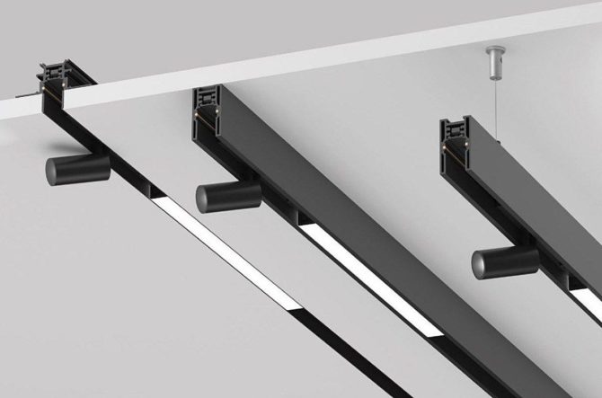 Eclairage de la cuisine avec une lampe