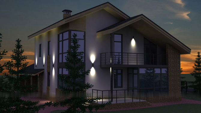 Spectaculaire éclaircissement sur la maison de village